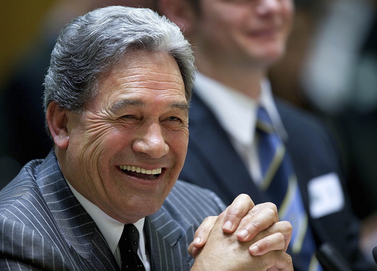 Winston Peters, leader of NZ First